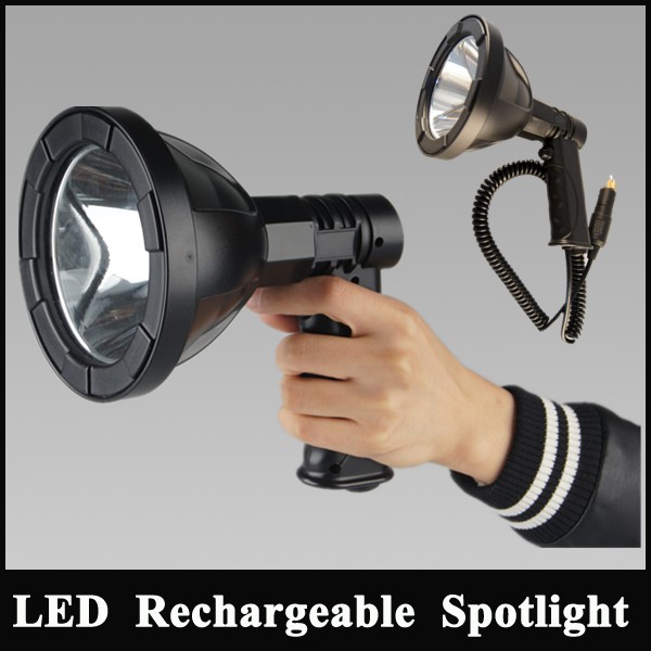 JG-T61LED 10w rechargeable dragon search light hand held strobe light