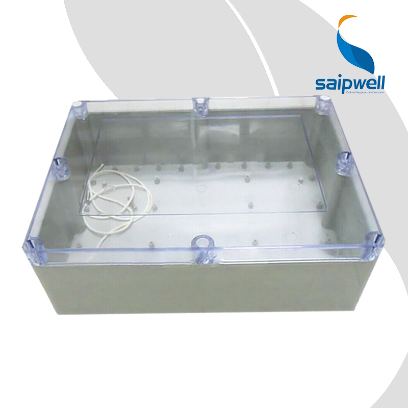 SAIP/SAIPWELL 380*260*140mm China Manufactures Transparent Outdoor Plastic Enclosure