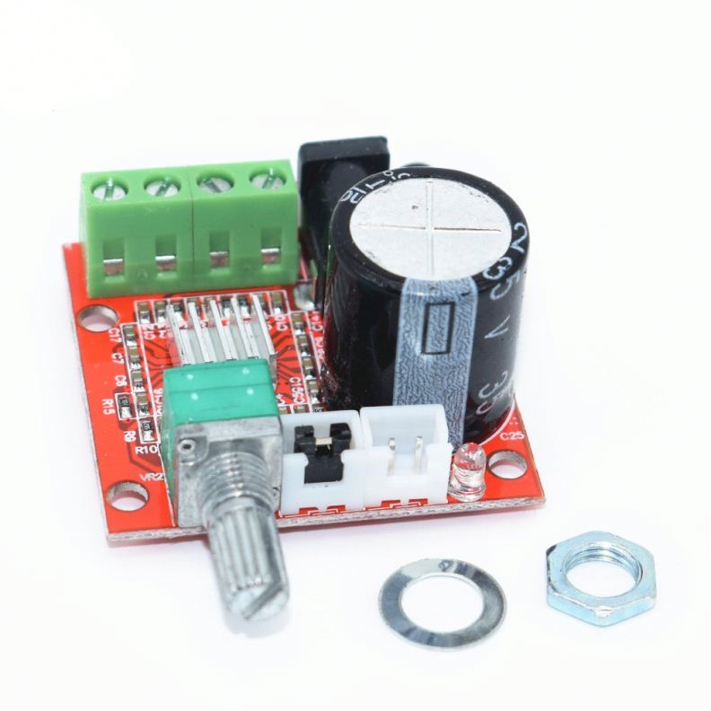 12V Mini Hi-Fi PAM8610 Audio Stereo Amplifier Board 2X10W Dual Channel D Class