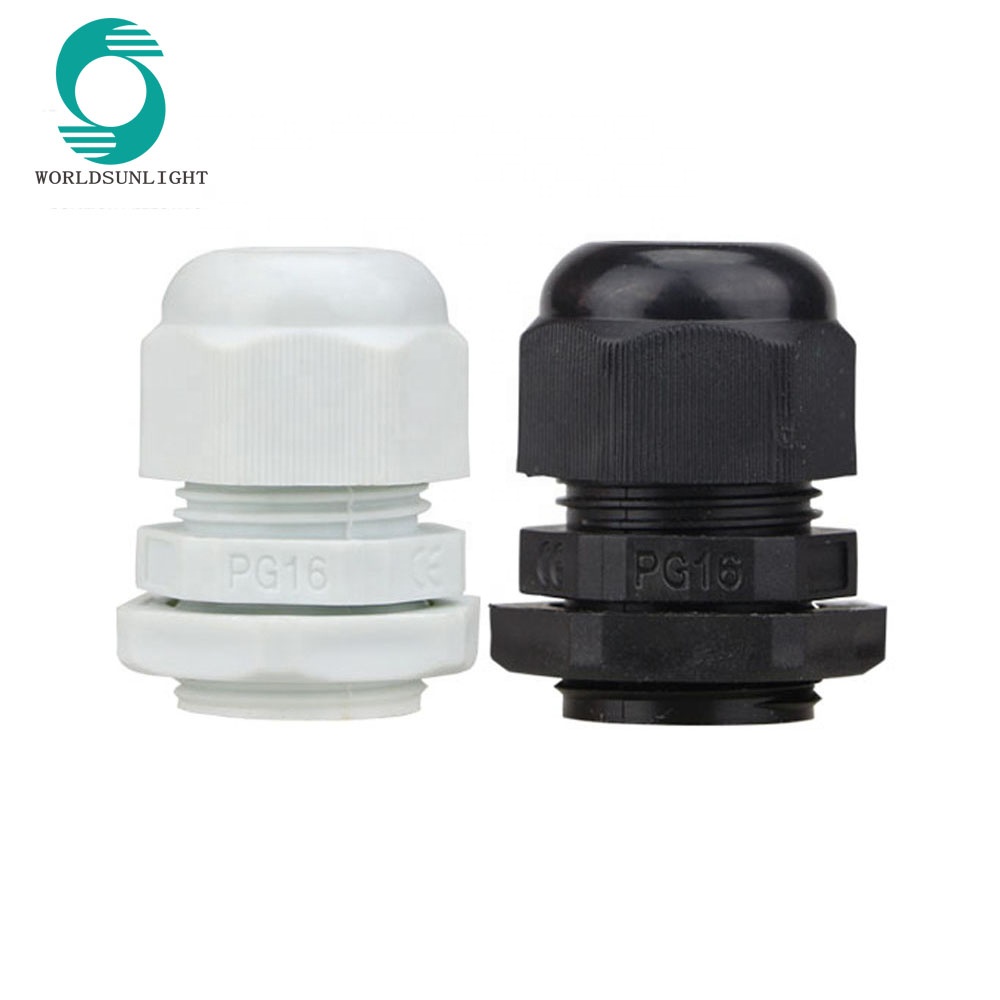ROHS IP68 PG type 10-13MM standard size Waterproof Nylon Cable Gland PG16