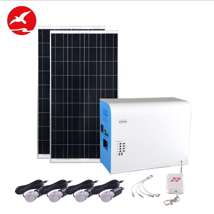 Hot selling portable 12v dc 50w 80w 100w 120w home solar home system