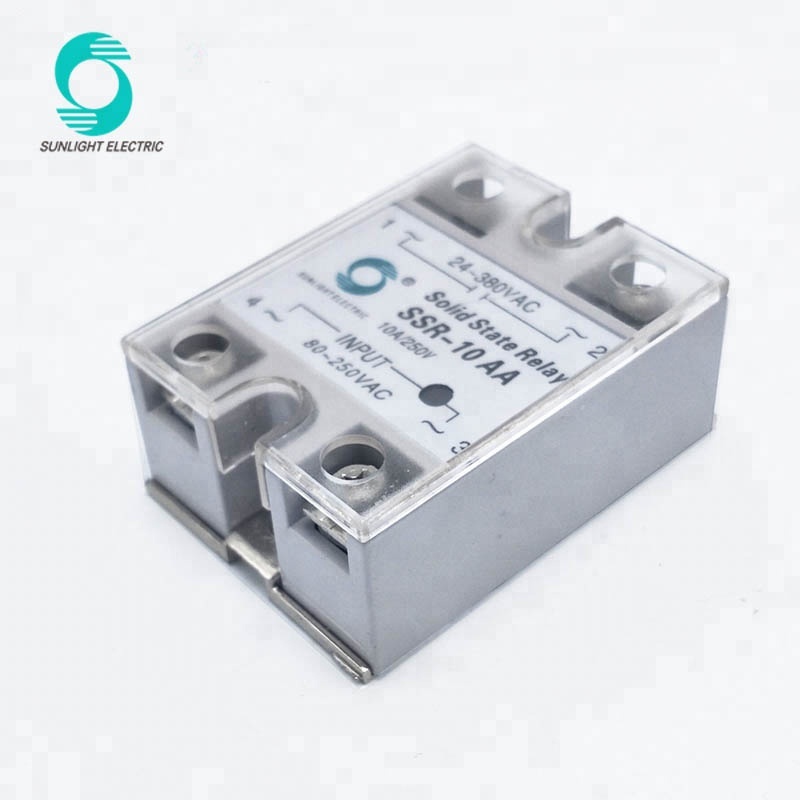 ZG3NC-310A SSR-10AA 90-250V to 24-480V 10A ac to ac ssr solid state relay