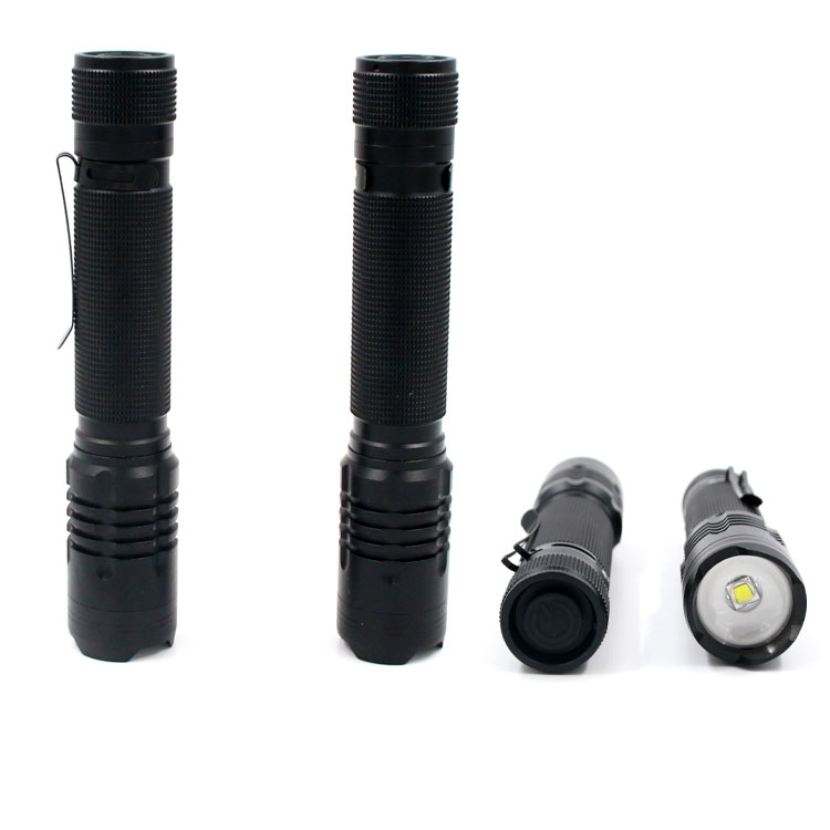 Water proof LED Zoomable Mounting Flashlight Head Led Flashlights Adjustable