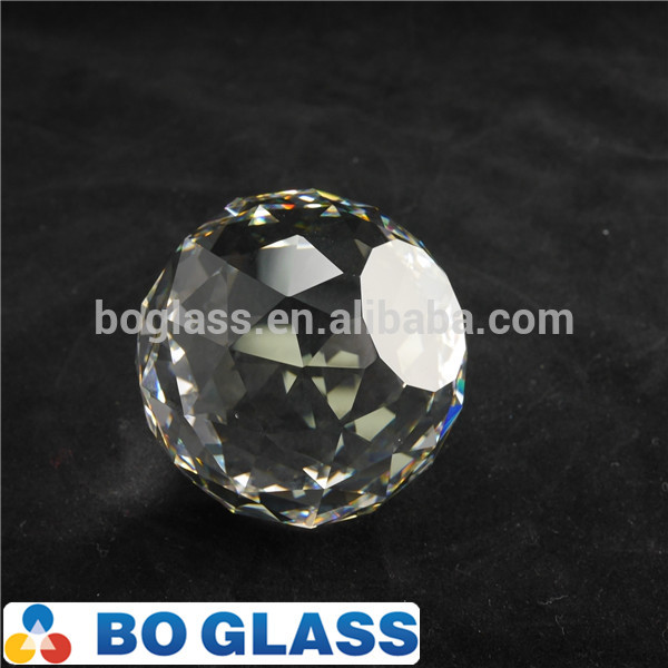 Hot Sale Faceted Crystal Glass Balls for decoration lighting