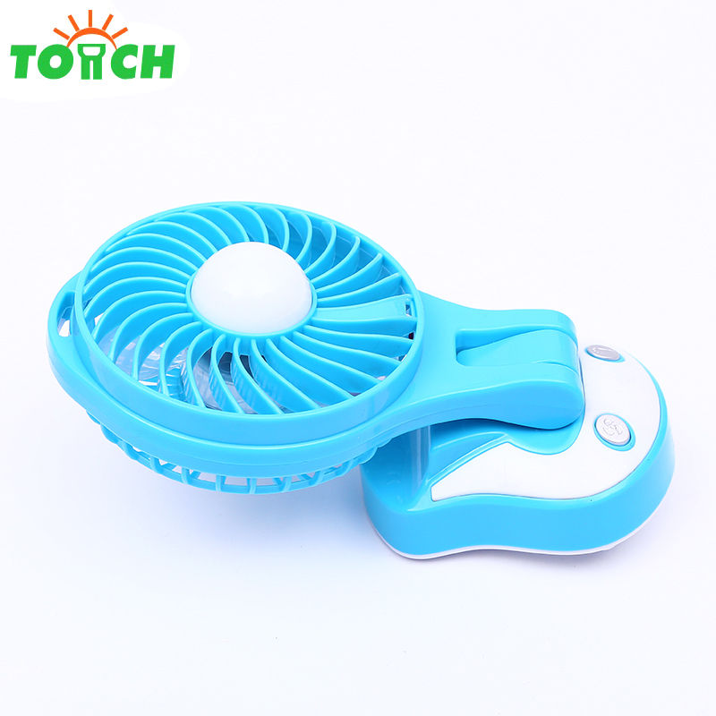 Portable Emergency lamp Outdoor rechargeable fan led flashlight for camping