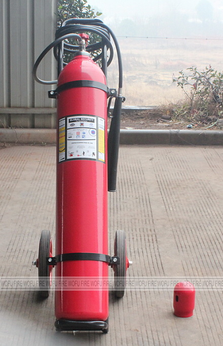 25kg co2 trolley fire extinguisher