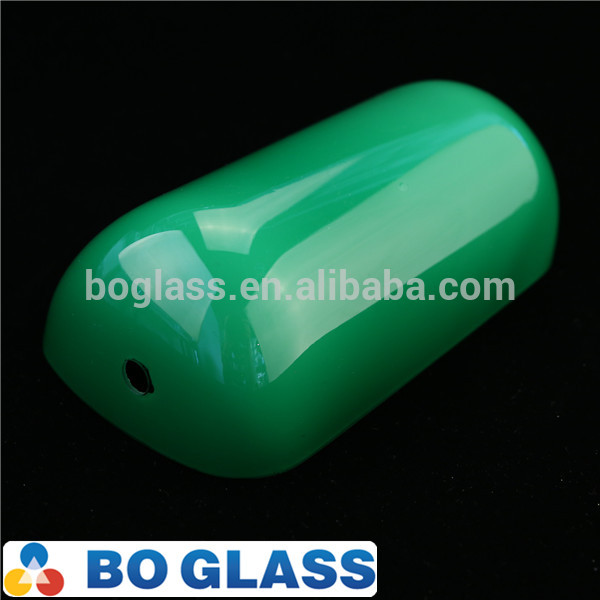 China factory sell green glass lamp cover