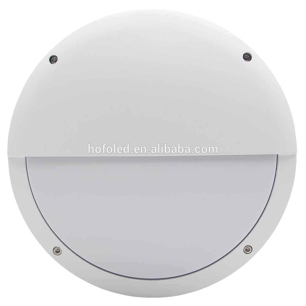 Aluminum 20W White ip65 Half edge LED wall light