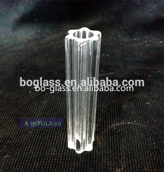 lighting borosilicate glass tube for decoration