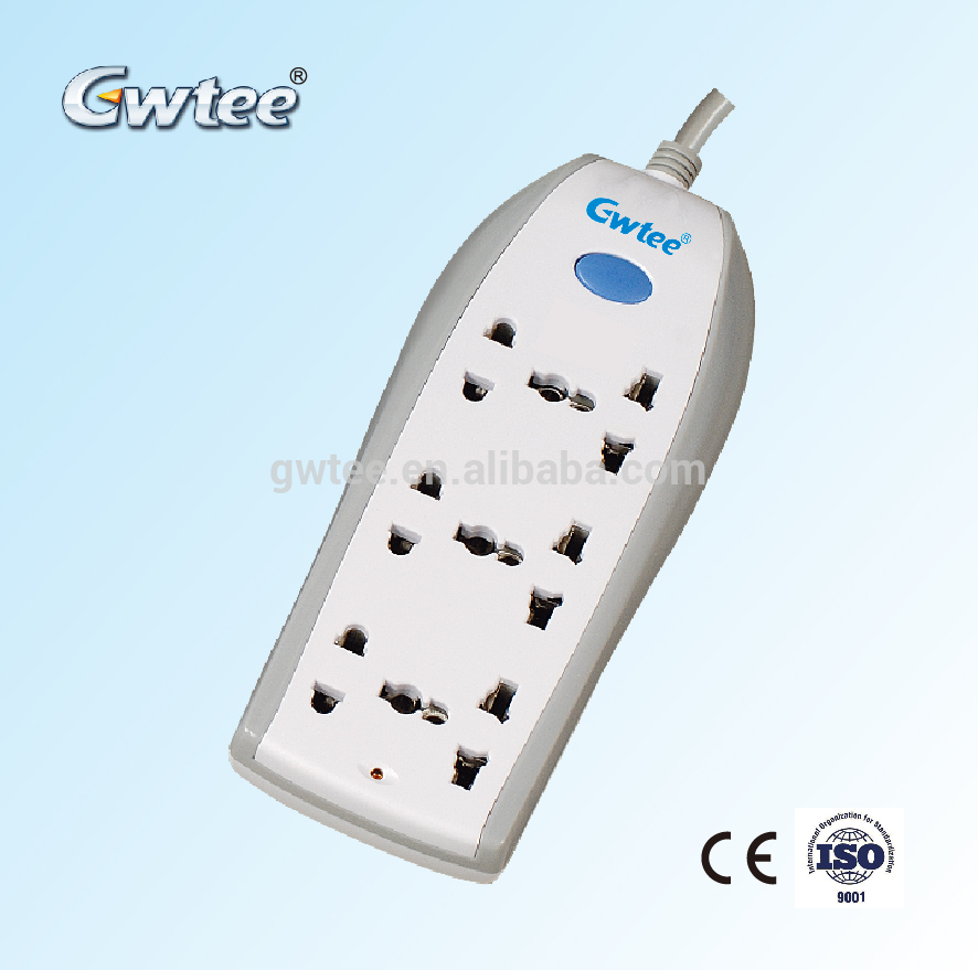 Product easy to sell Gwtee multiple outlets GT-N66 power king extension socket