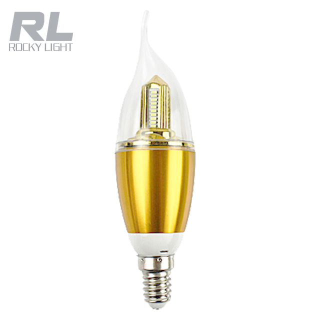 High quality SMD 110V 220V 3W 5W 7W Dimmable led candle bulb