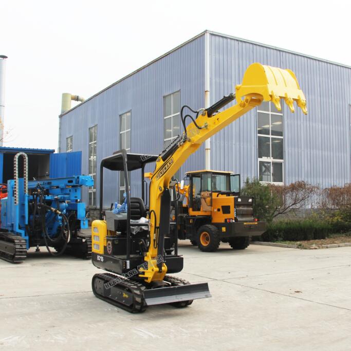 1T mini excavator prices with sunshade shed