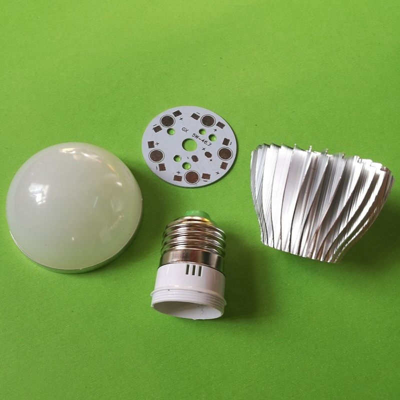 DIY E27 5W LED Ball Bulb Light CASE