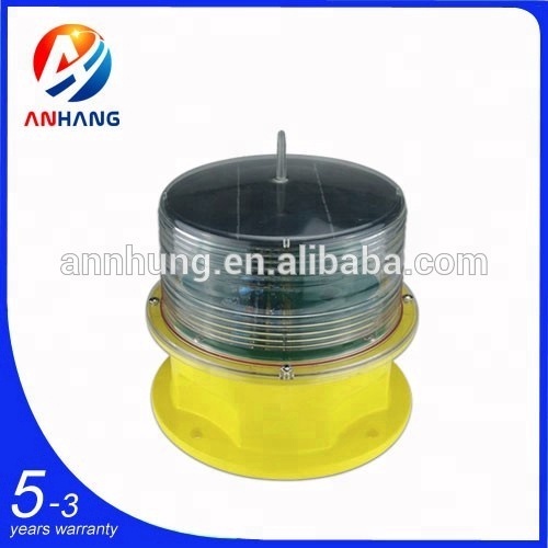 Long Lifetime Low Power Consumption Solar Beacon Light Steady or Flashing Light for GPS and Warning