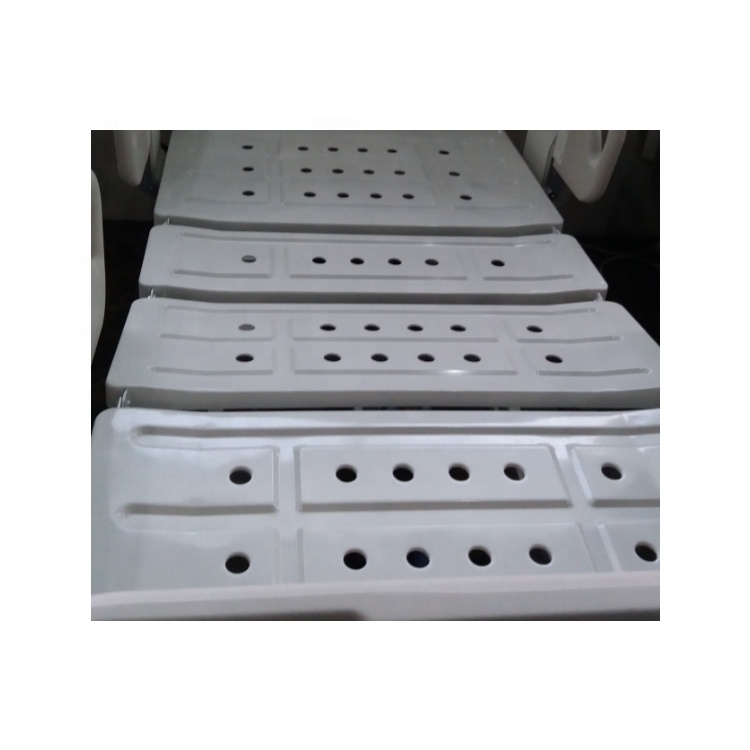 Manual 2 crank with ABS guardrail medical hospital bed