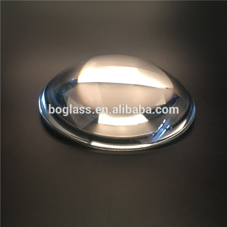 Spherical Molded Optical Borosilicate Glass Led Lighting Magnifying Plano Convex Lens