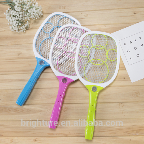 Rechargeable Electronic Hitting Mosquito Swatter with LED