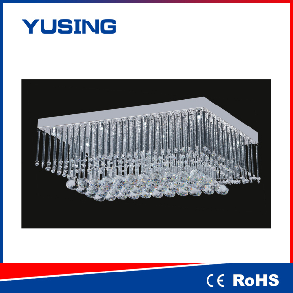 Transparent Luxury Crystal Pendant Light Cristal Chandelier With CE RoHS SAA SGS