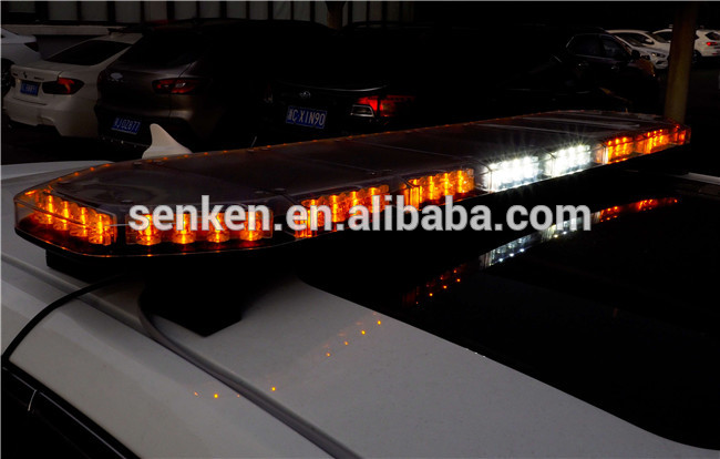 Senken 2019 high brightness 24Volt 50 52 inch amber color with color changing  LED light bar