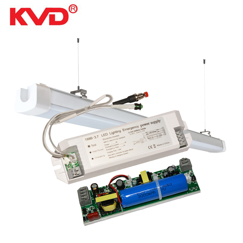 KVD LED emergency lighting converter 5W to 45W LED ceiling panel downlights into emergency lighting