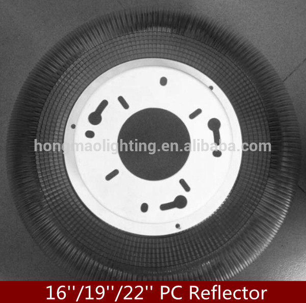 16inch 45 degree pc reflector use for 150w high bay reflector