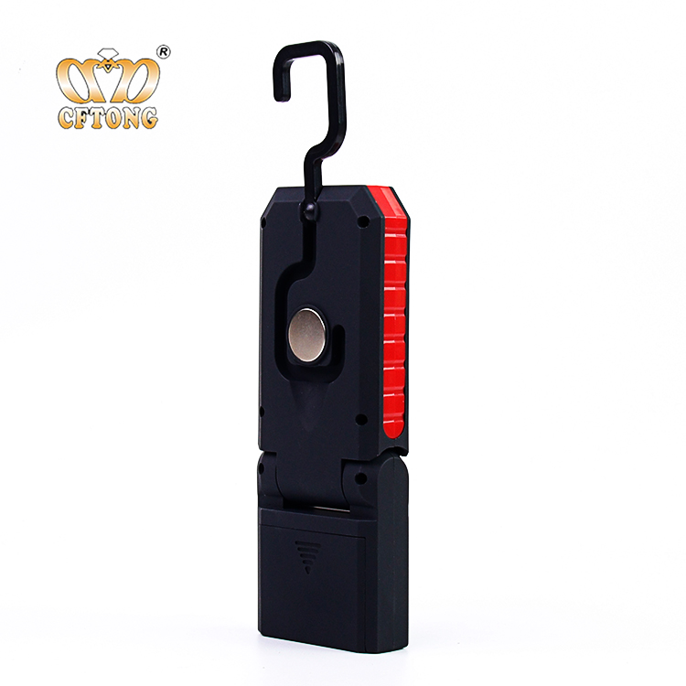 High Quality Power ABS Plastic 3w COB+ 3LED work light magnetic back with swivel hook