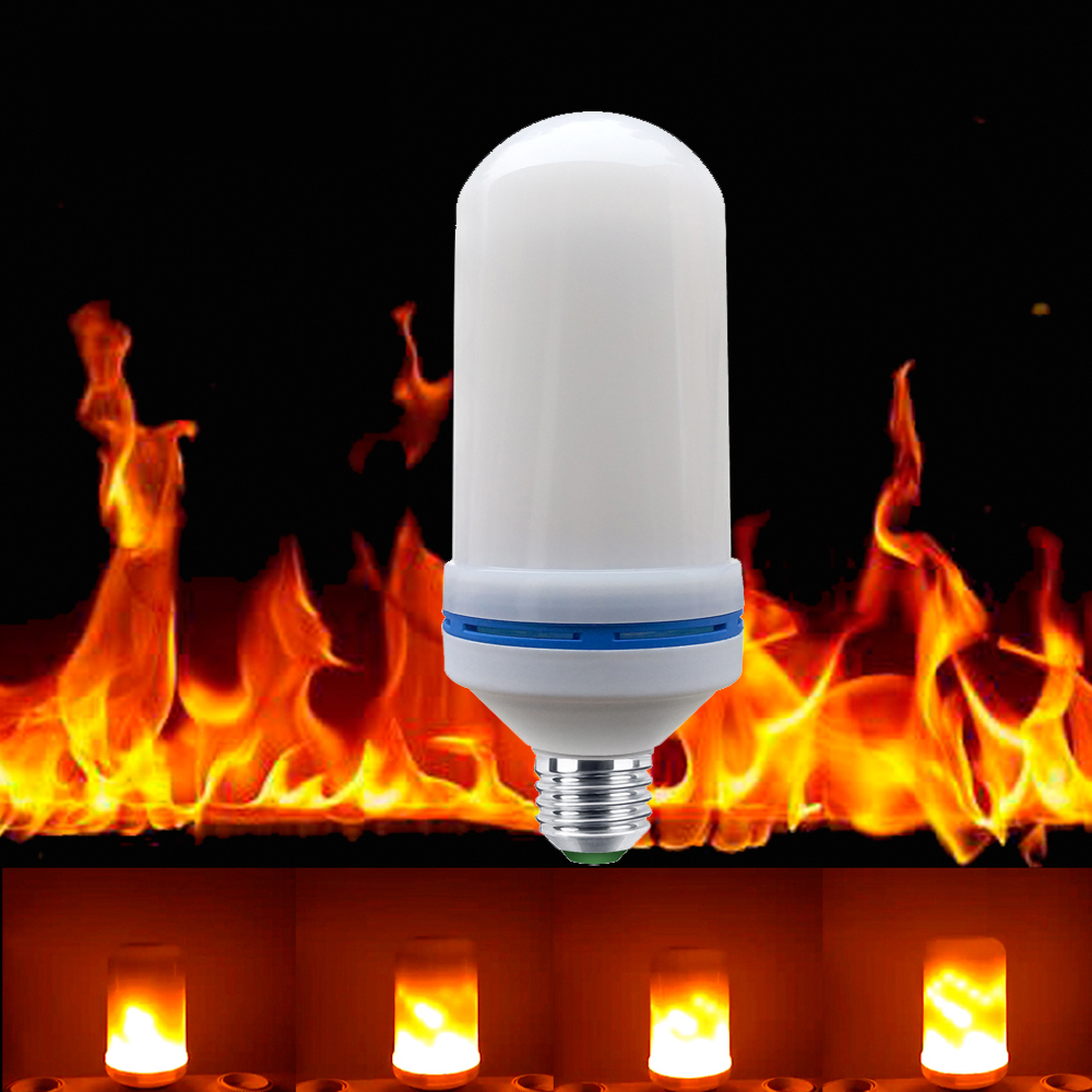 new product 7w E26 E27 LED Flickering Simulated Fire flame effect light bulb