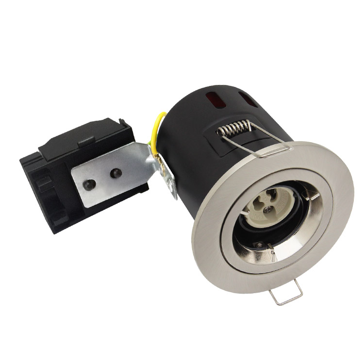 BS476 loopin/loopout twist lock GU10 die-casting Fire rated downlight