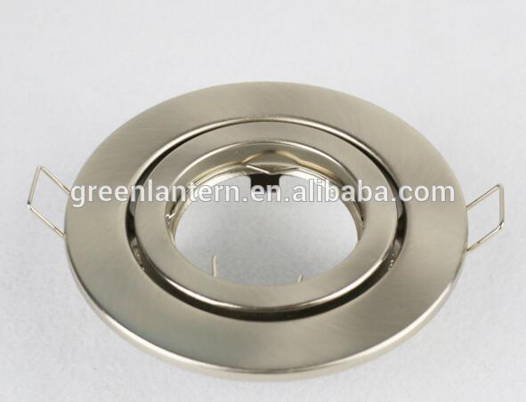 CHROME Recessed light MR11 GU10 MR16 12V rotatable spotlight Installation lamp frame holder