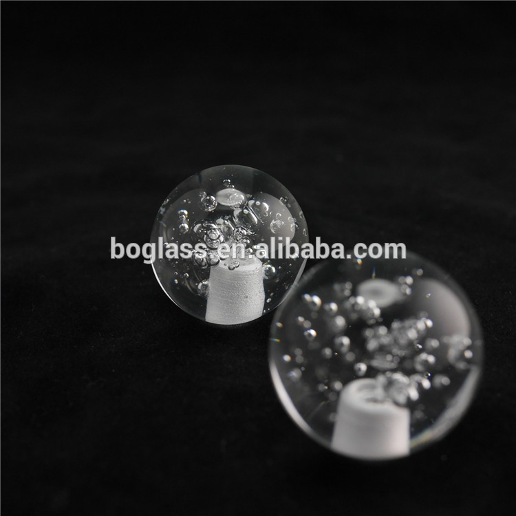 Clear glass bubble ball for table lamp,house decoration