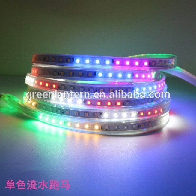 Running led strip 5050 rgb moving led flexible light strips