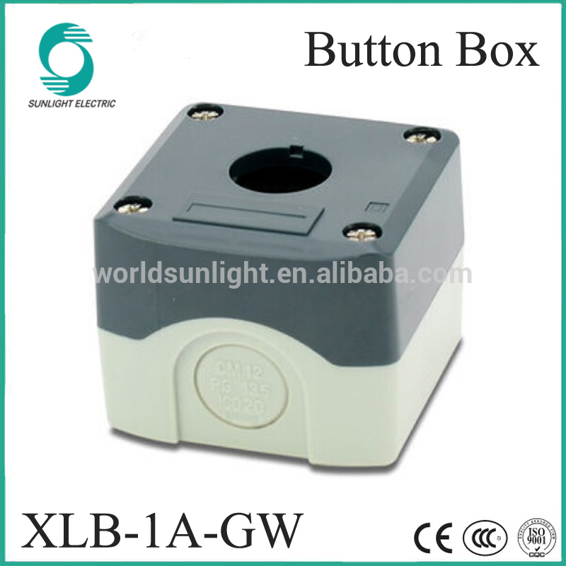 IP67 XLB-1A-GW 1 hole grey plastic waterproof Push Button Switch control box