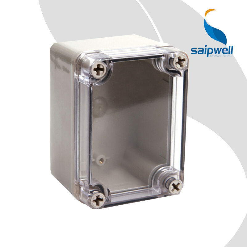 SAIP/SAIPWELL Box for Electrical Equipment 80*110*70mm Waterproof Plastic PC Cover Customized Plastic Enclosure