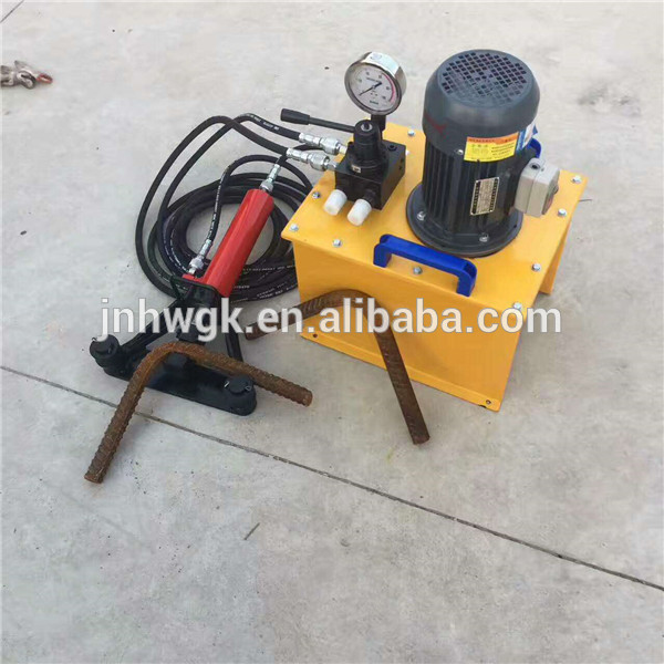 electric hydraulic steel rebar bender/hydraulic steel reber bending machine for sale