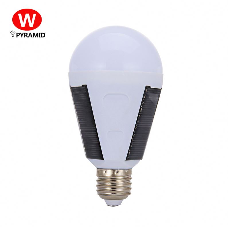 e27 7w 12w solar house emergency led bulb light with built-in battery