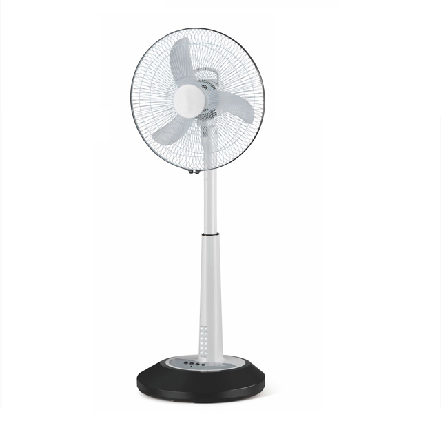 16 inch standing solar fan with USB charger