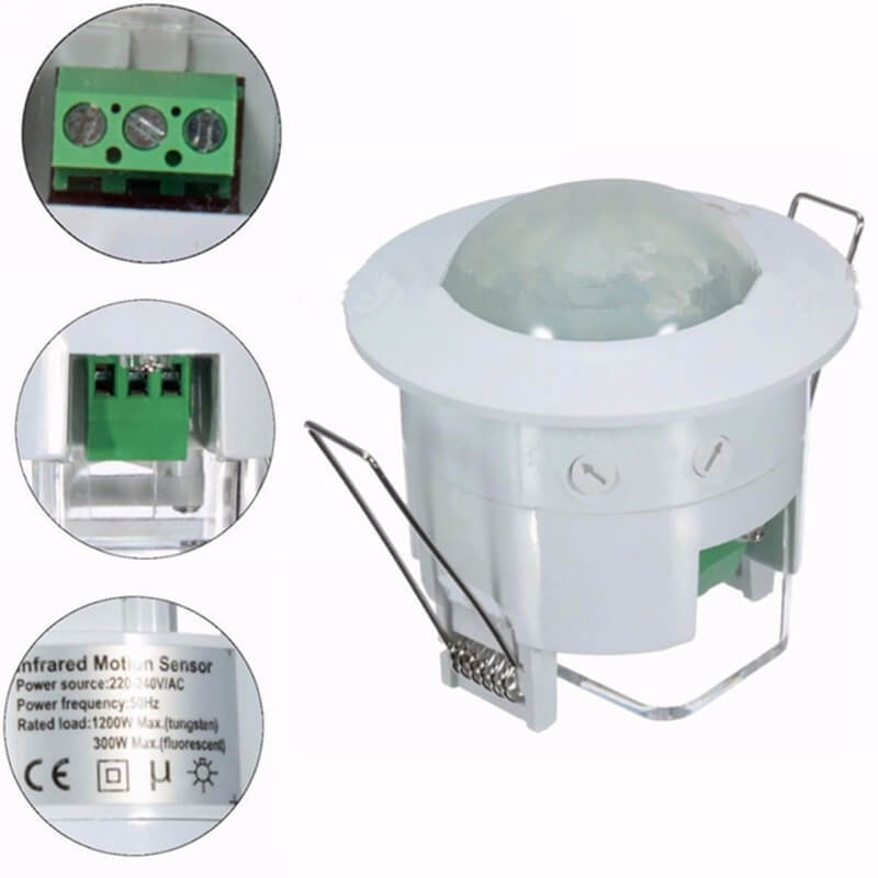 ceiling infrared brilliant microwave motion sensor for light control