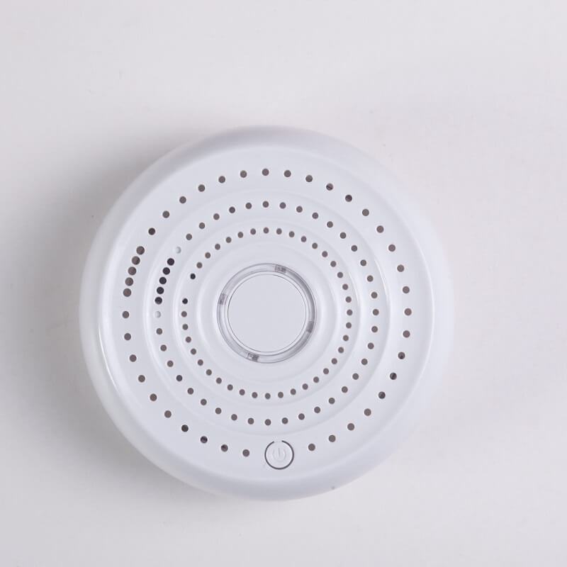 Stand alone 220v wireless 3v smoke fire detector  with ABS white enclosure