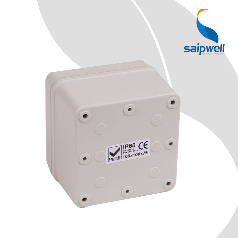 SAIP/SAIPWELL New IP66 Protection Level Juntion Box 100*100*75 Electric ABS Switch Box