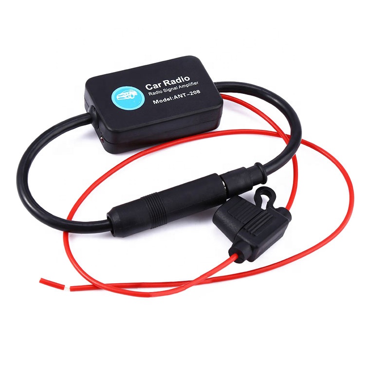 For Universal 12V Auto Car Radio FM Antenna Signal Amp Amplifier Booster For Marine Car Vehicle Boat 330mm FM Amplifier