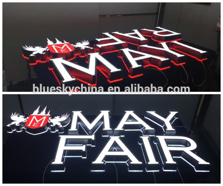 Outdoor waterproof advertising LOGO signs Led Acrylic Light Channel Letters