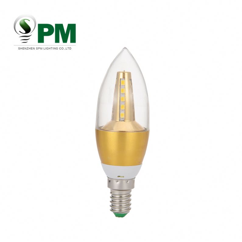 New model led candle bulbs 5w e14 candle led bulb lamp supplier