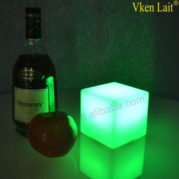 10cm Mini Multi Color remote control LED Cube Light