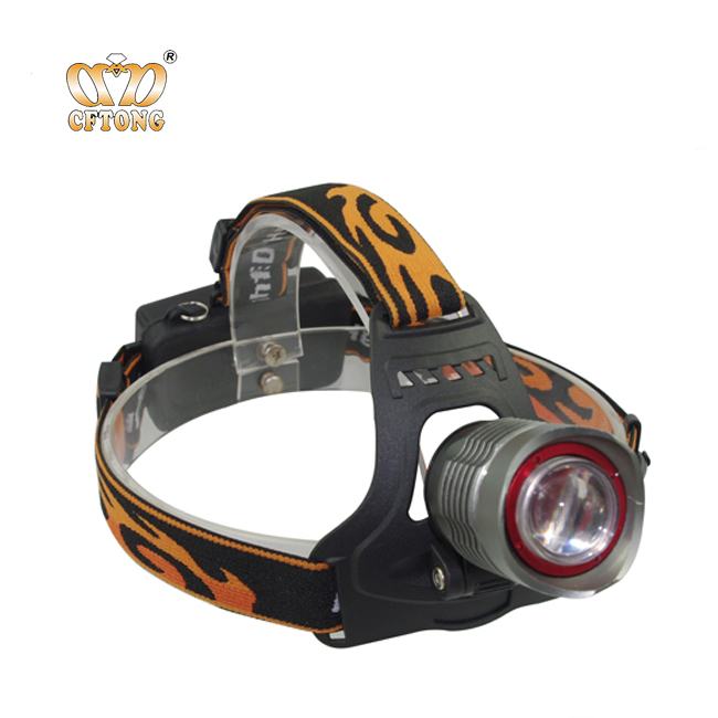 3W Waterproof Aluminum Rechargeable Bicycle Riding 18650 Battery Camping Climbing Headlamp