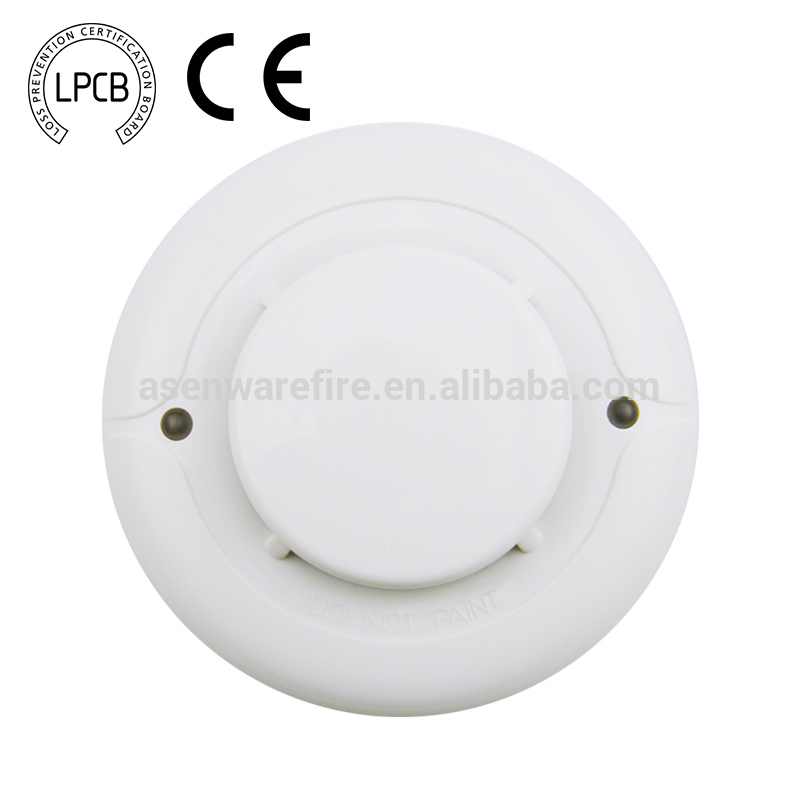 Factory price LPCB approval conventional plastic smoke detector with cover and base AW-CSD381