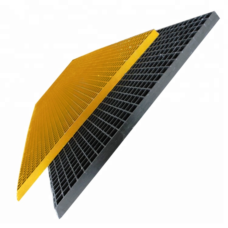 transparent fiberglass plastic molded platform walkway grating