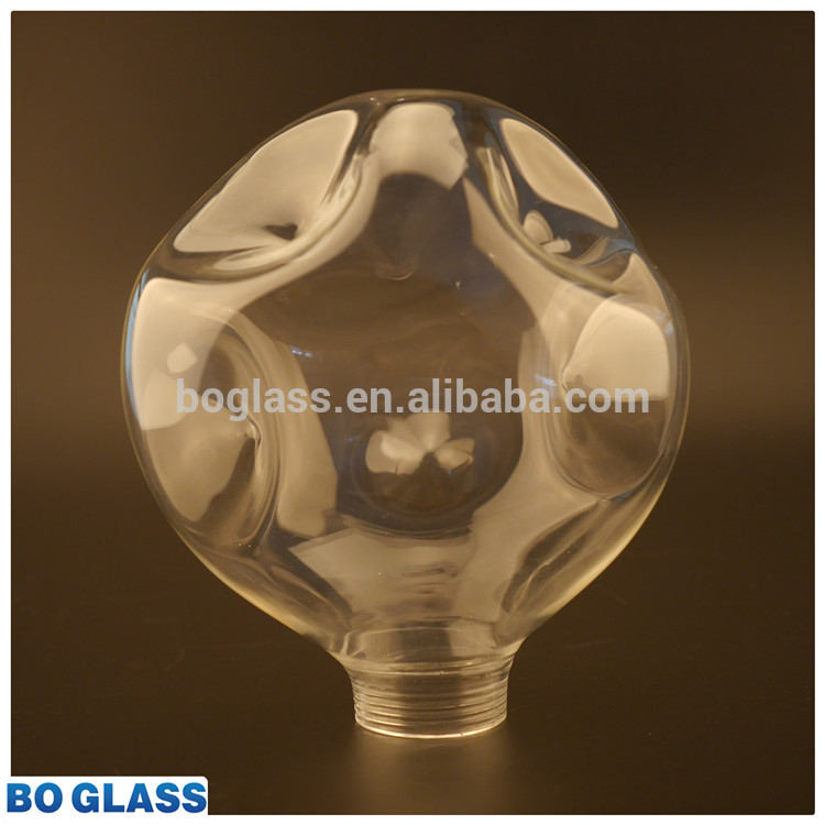 hot sale!china supplier glass lamp shade G9 screw chandelier clear cheap glass lamp cover