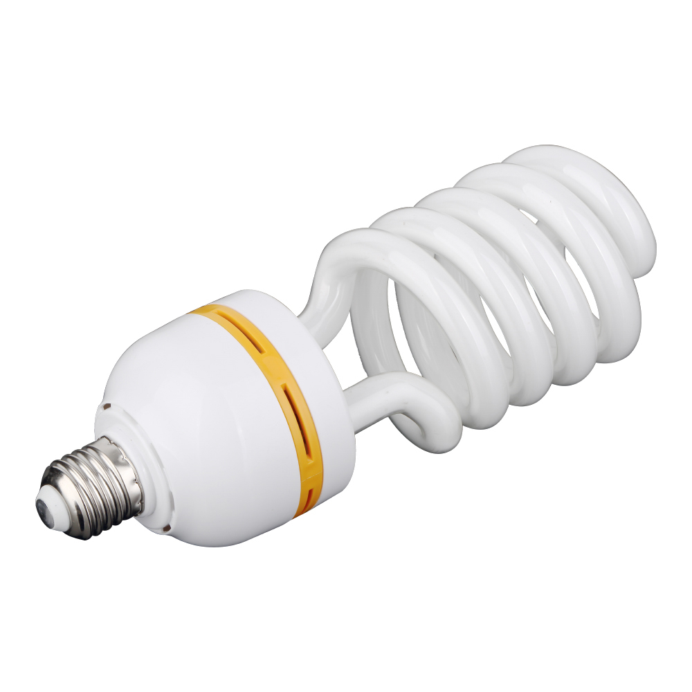 Half spiral CFL T4 12mm 20w 23w 25w 26w 30w Energy Saving Lighting tri-color energy saving light bulb