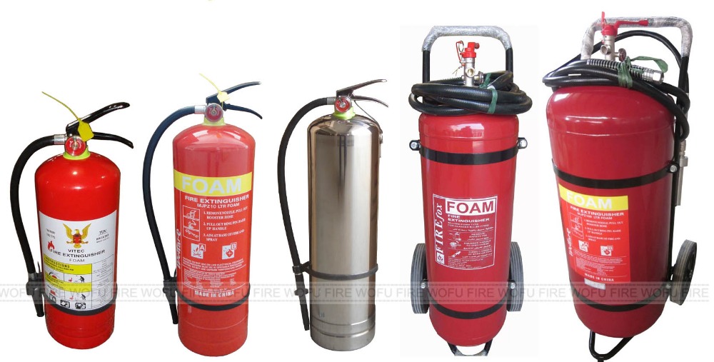 12Ltr Foam Cream color Cylinder Fire Extinguisher