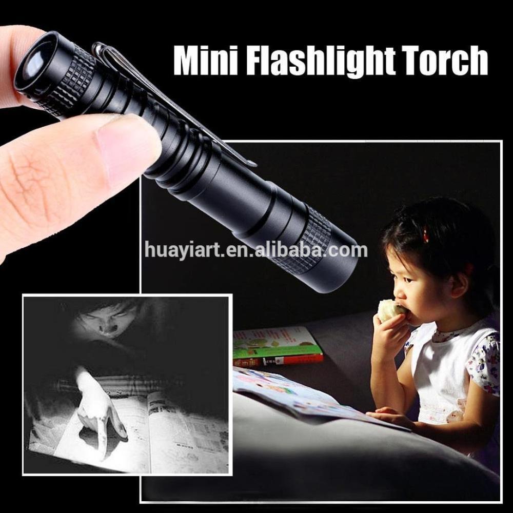 Mini AAA LED Tactical Flashlight Pocket Torch Light 120LM Doctor Pen Flashlight